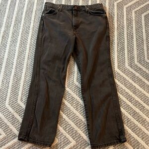 Wrangler. Denim jeans. Brown. Size 35×30.